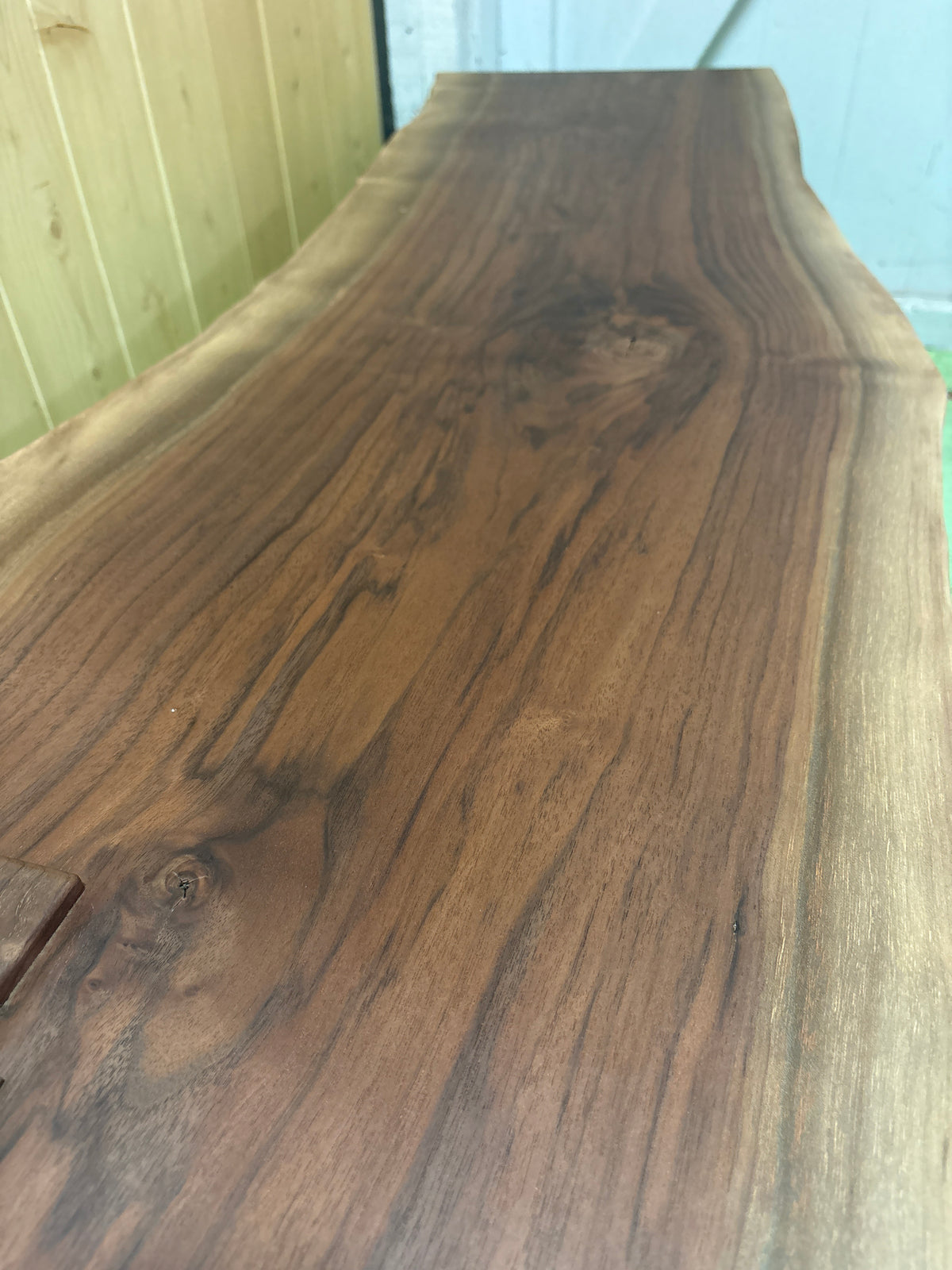 Black Walnut Interior Bench