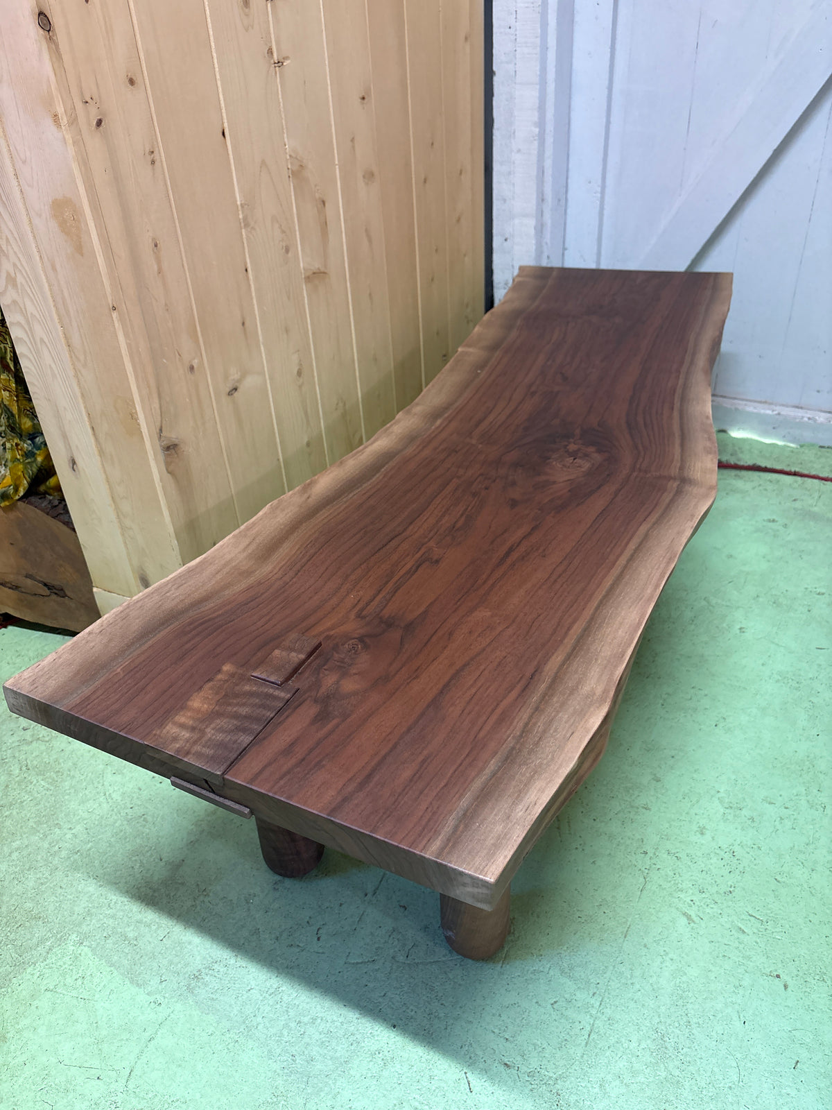 Black Walnut Interior Bench