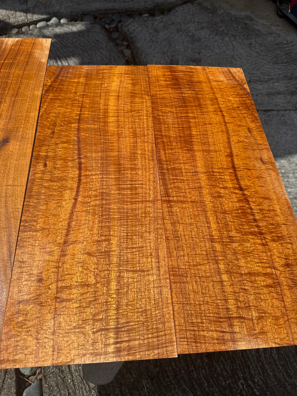 Premium Curly Koa Jumbo Guitar 6 piece set mmm