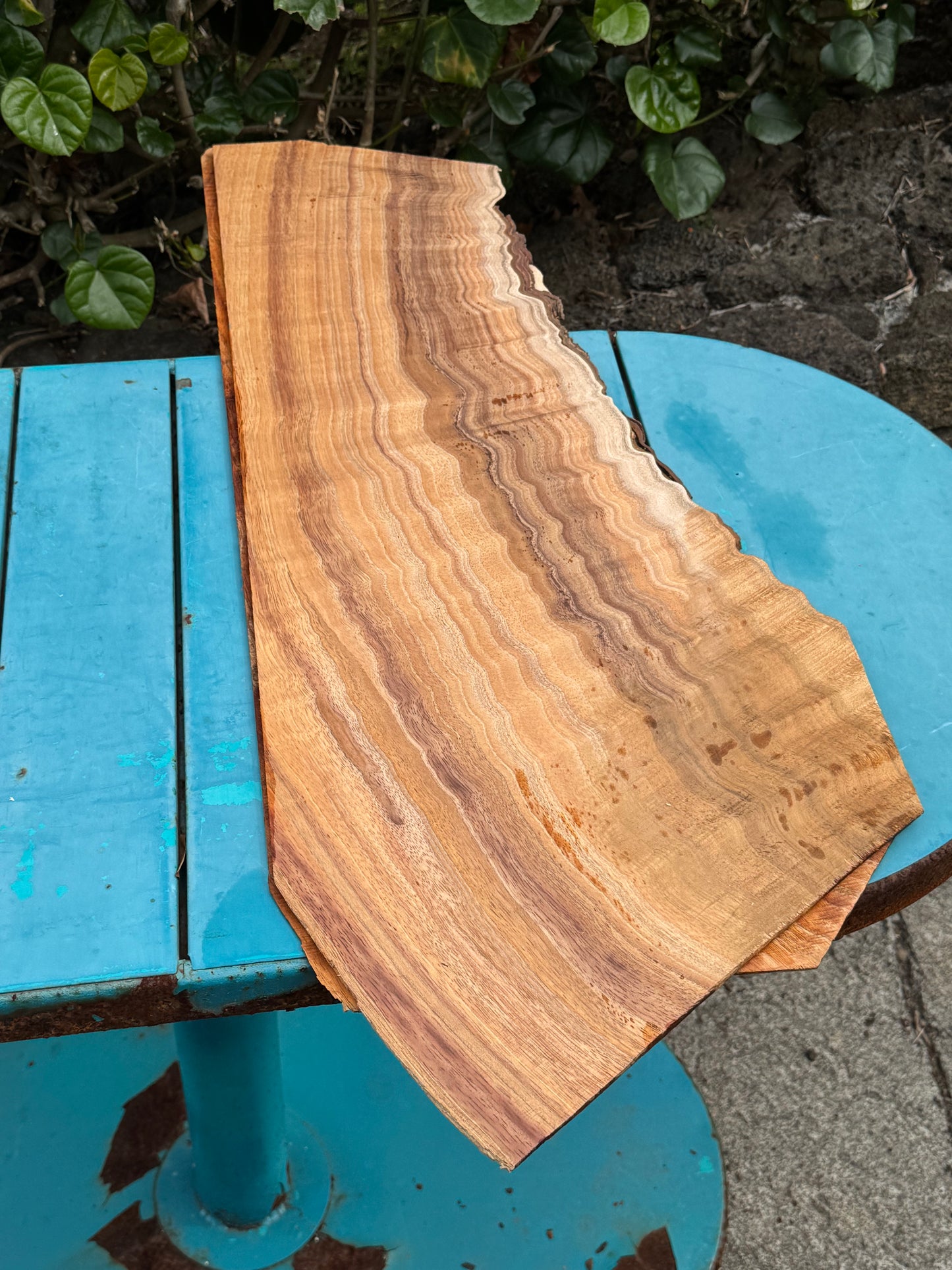 Curly Koa 4mmx28”x9-13”