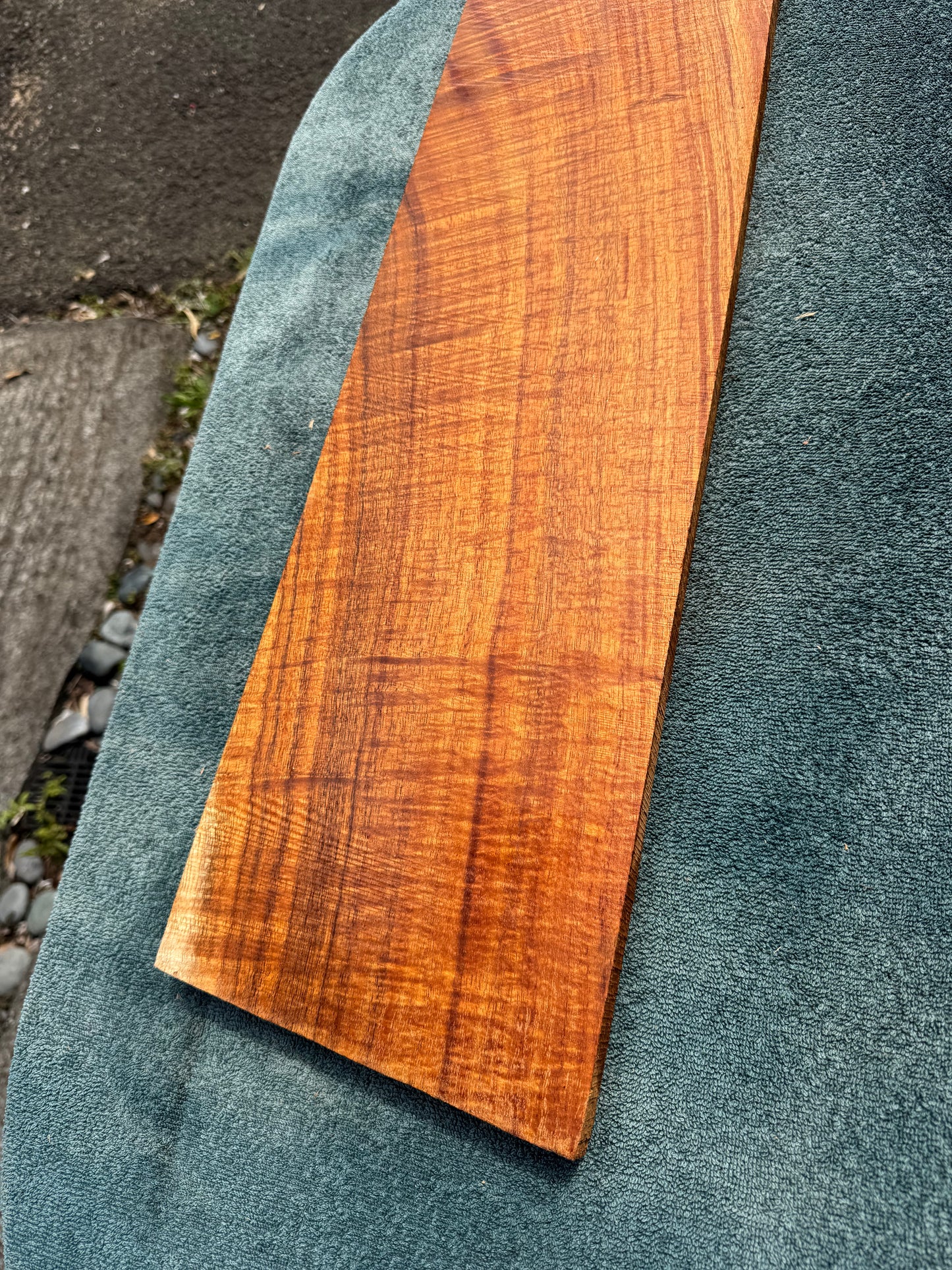 Curly Koa Board 29”x8”x1”
