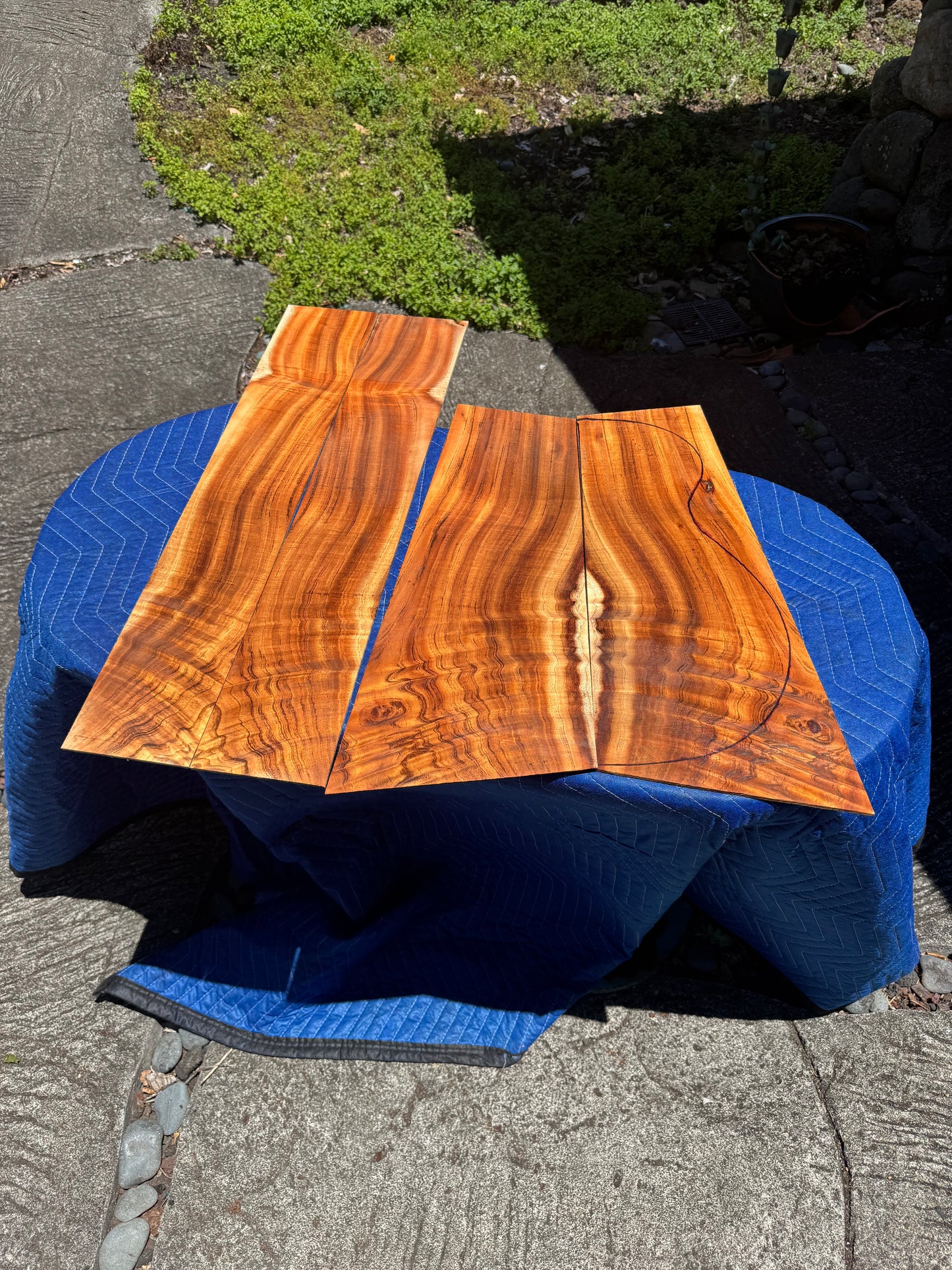 3A Curly Koa CI/000 Classical Guitar 4 piece set