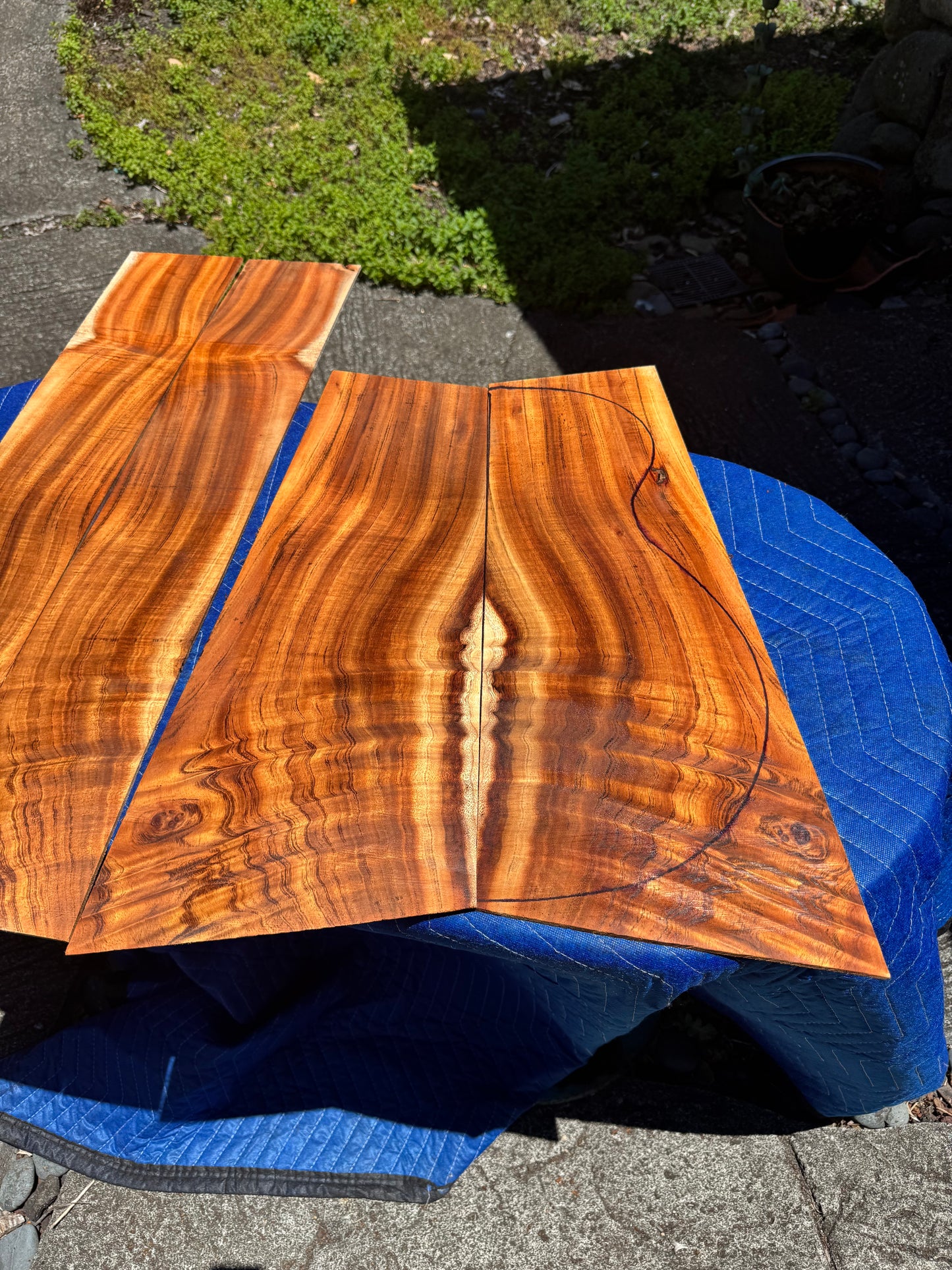3A Curly Koa CI/000 Classical Guitar 4 piece set