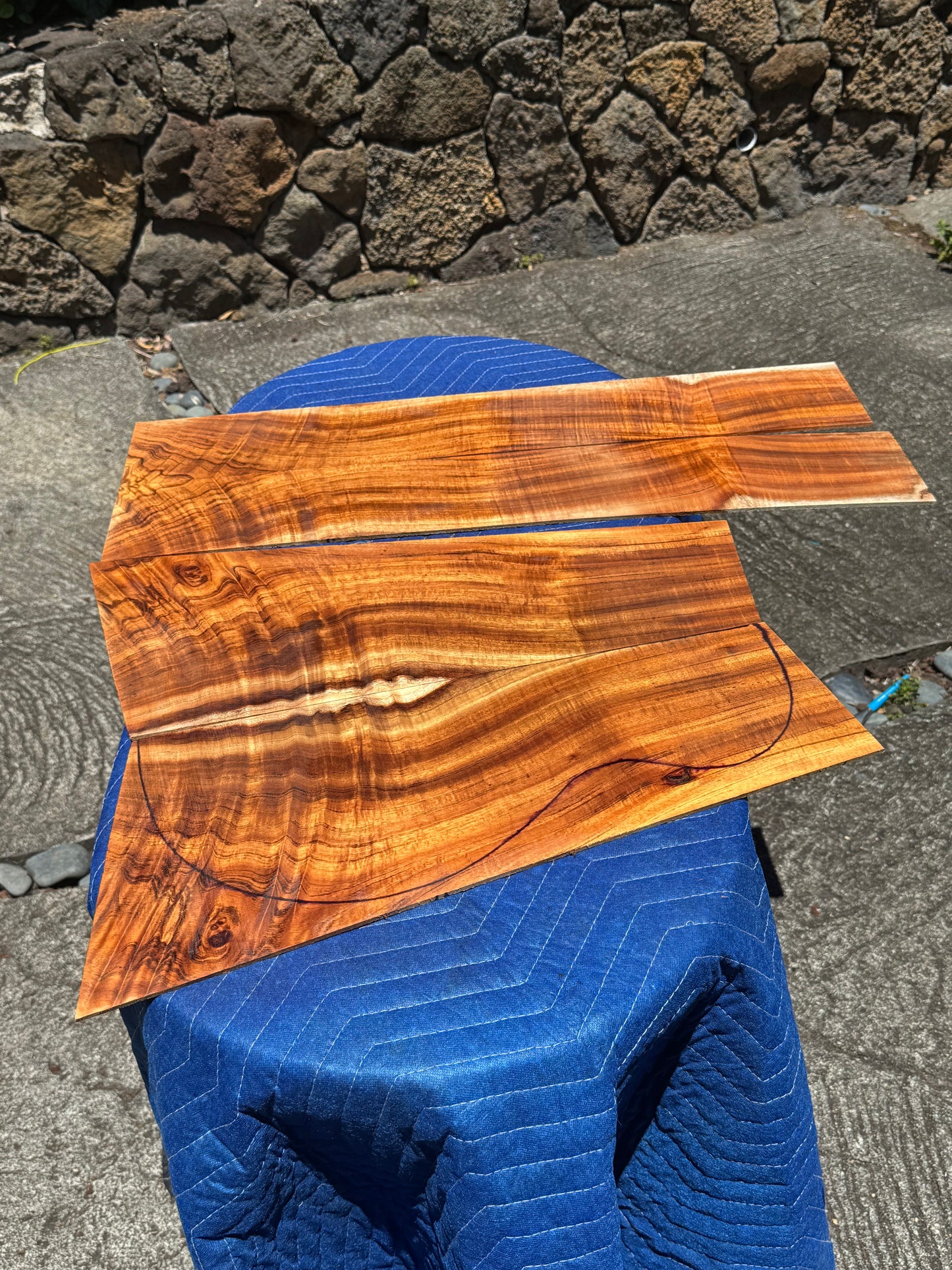 3A Curly Koa CI/000 Classical Guitar 4 piece set
