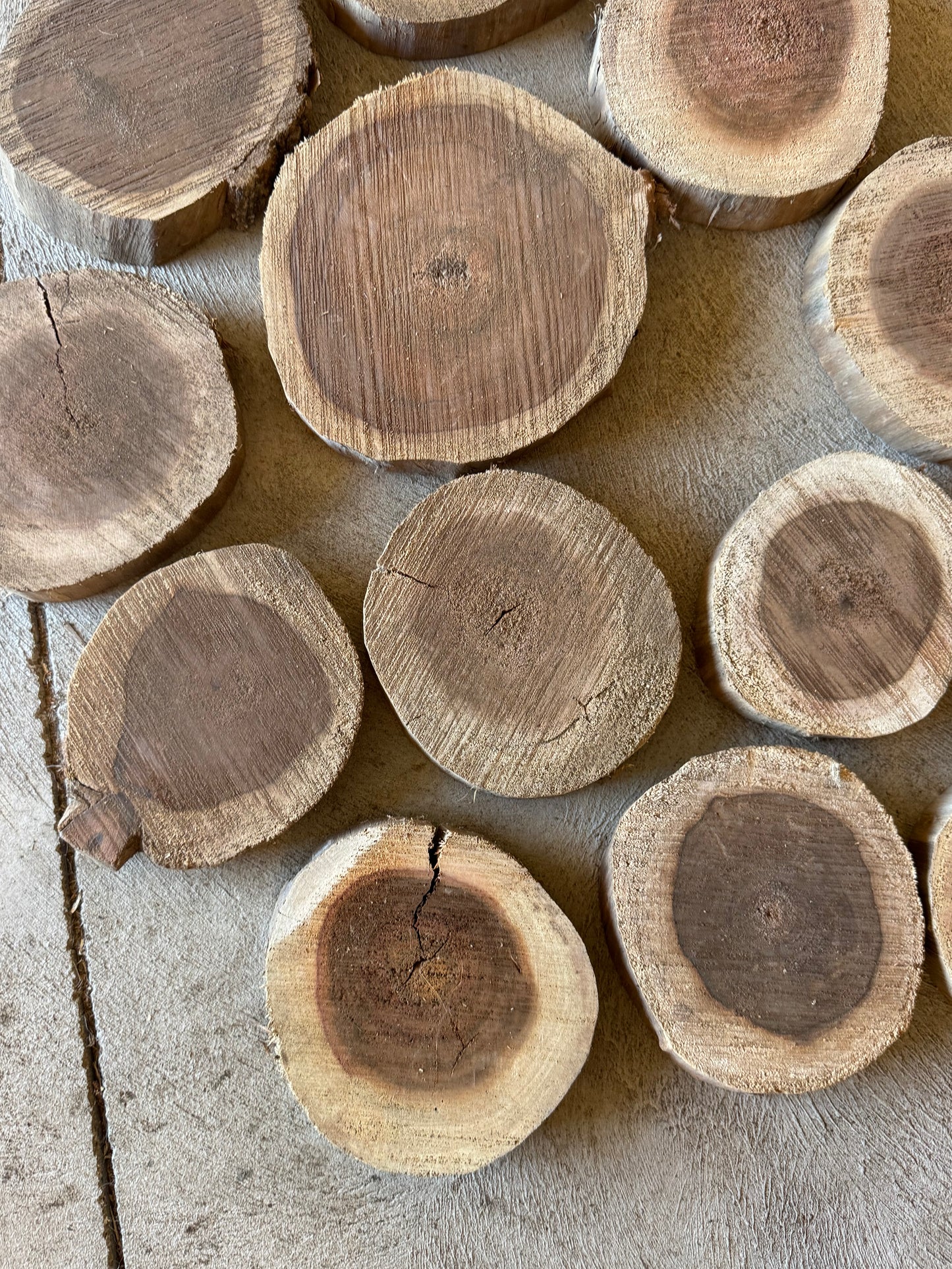 Rustic Milo Rounds 5”x4”x1”