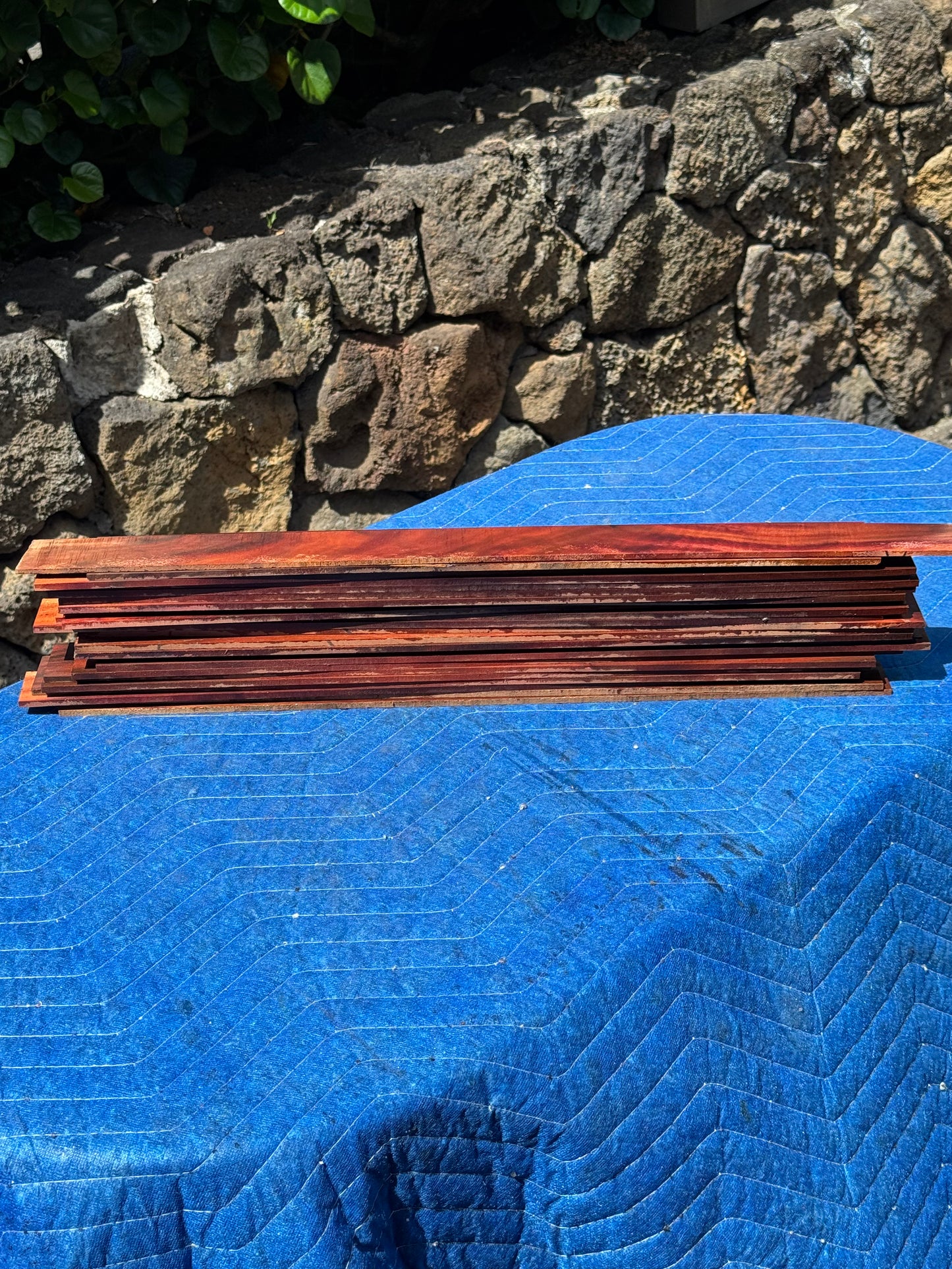 Reclaimed Milo 4mm thin wood 23 pieces 20-24”x1-2”