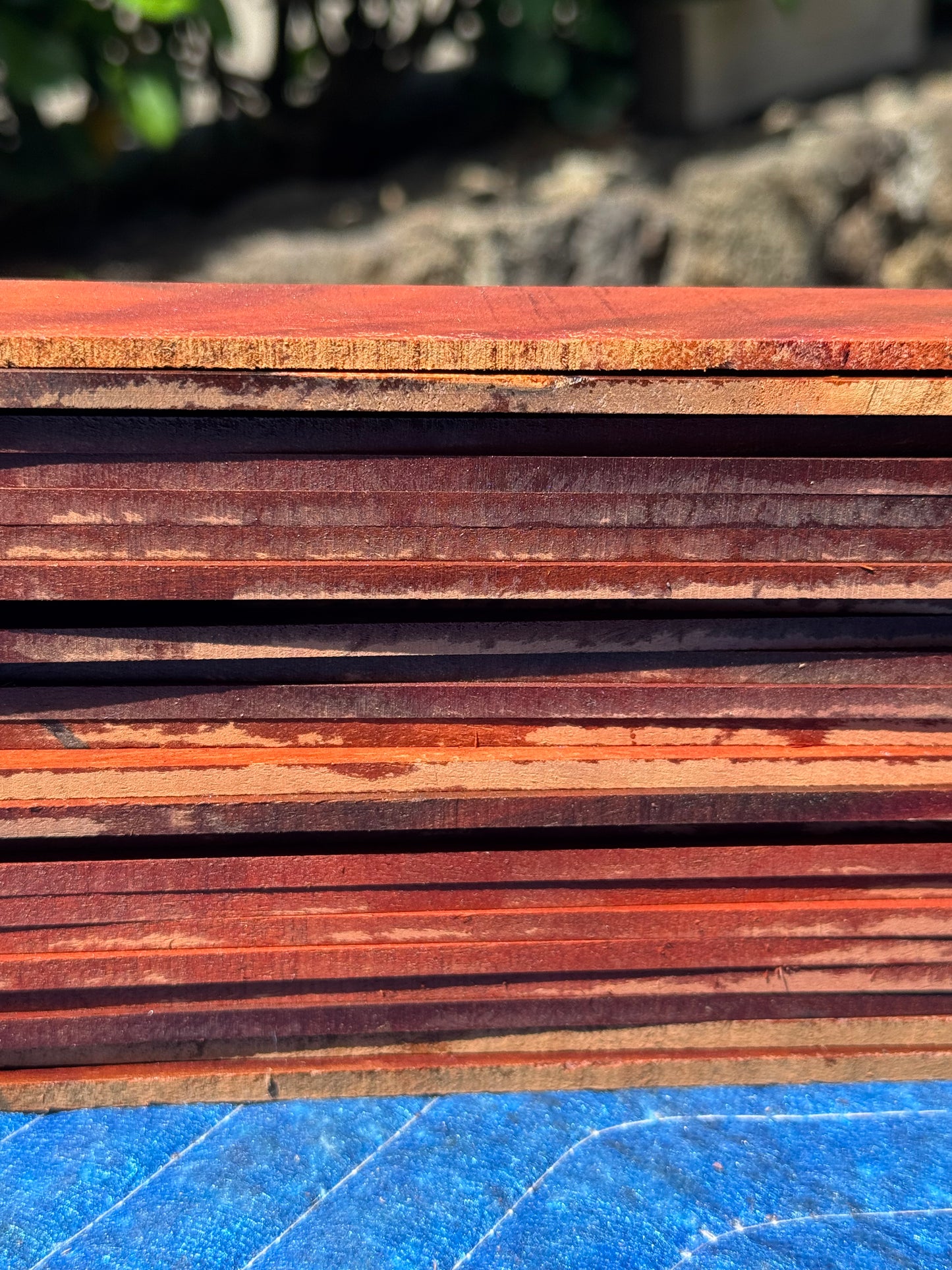 Reclaimed Milo 4mm thin wood 23 pieces 20-24”x1-2”