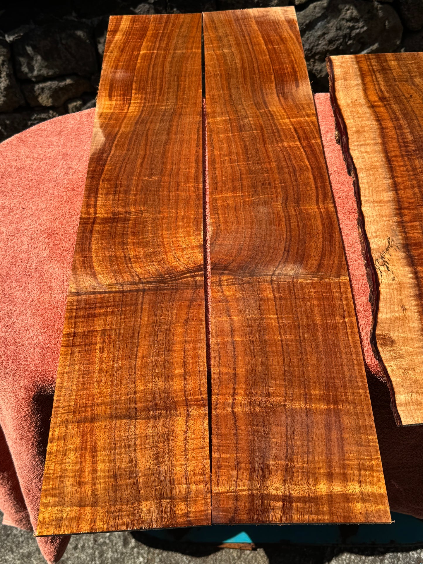 Curly Koa 4 piece Jumbo Guitar set