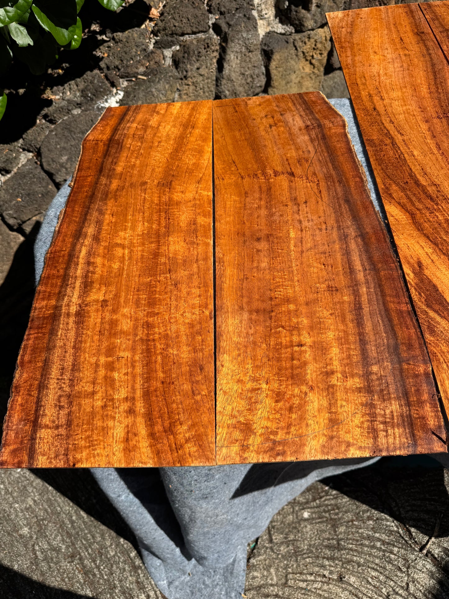 3A Curly Koa Jumbo Guitar 4 piece set