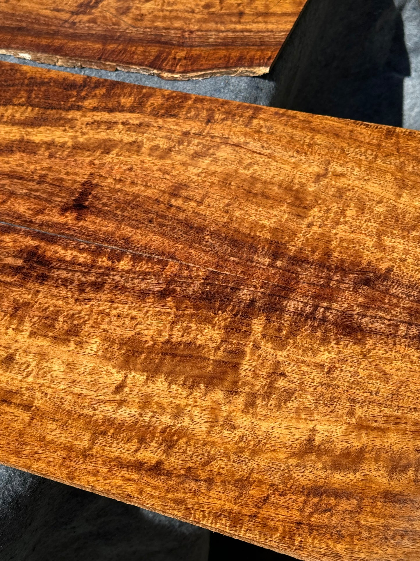3A Curly Koa Jumbo Guitar 4 piece set
