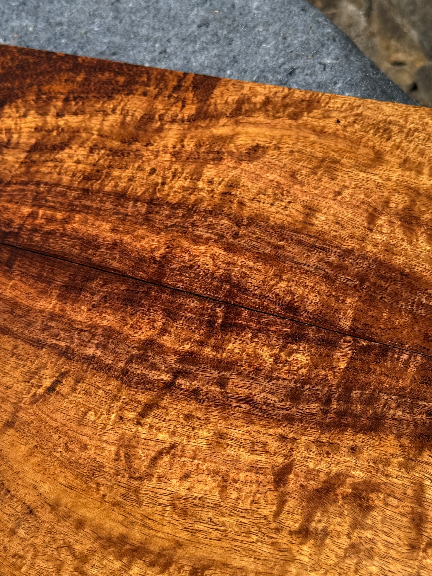 3A Curly Koa Jumbo Guitar 4 piece set