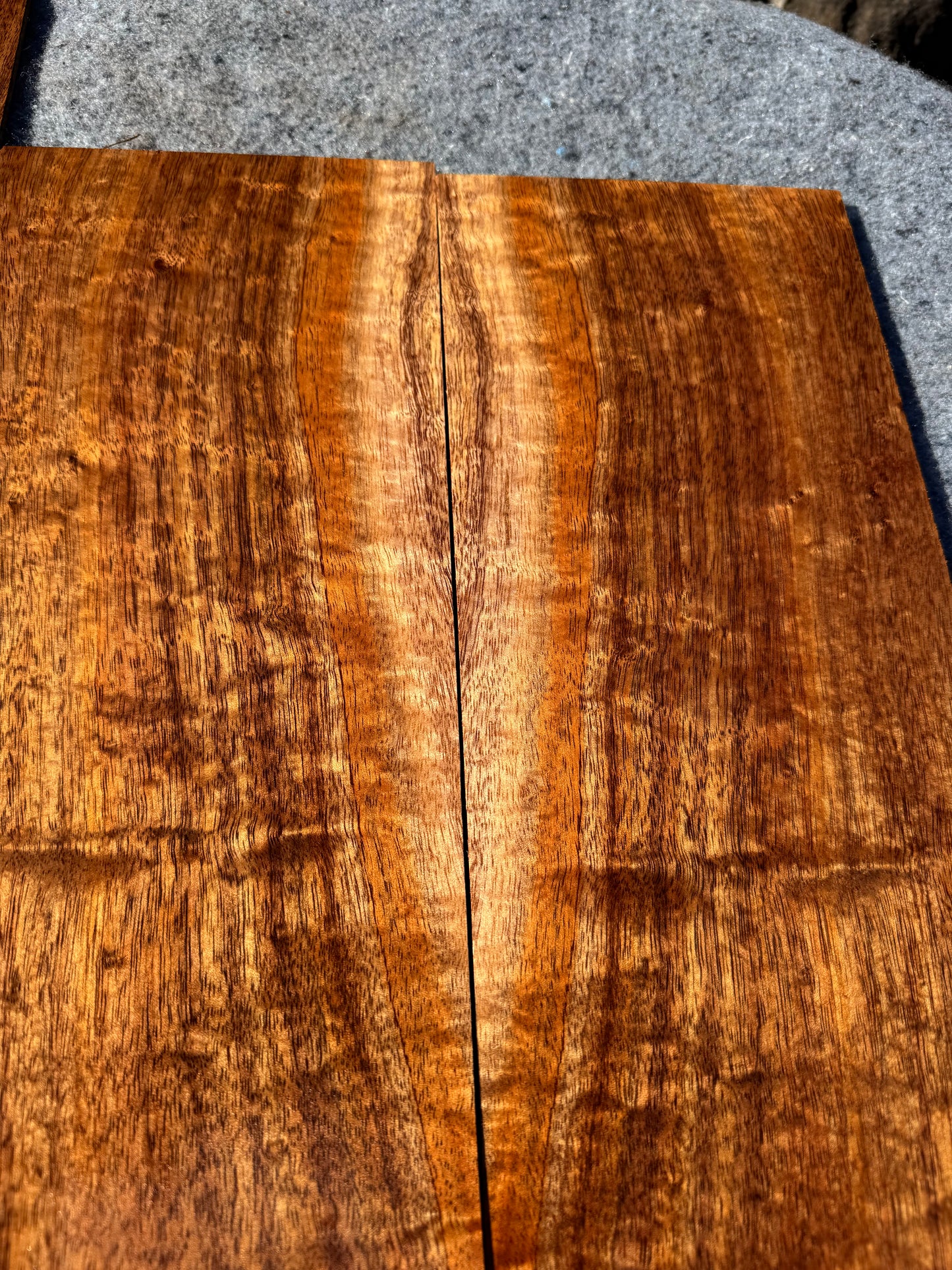 “The Charmaine” Premium Curly Koa 6 piece Concert Ukulele