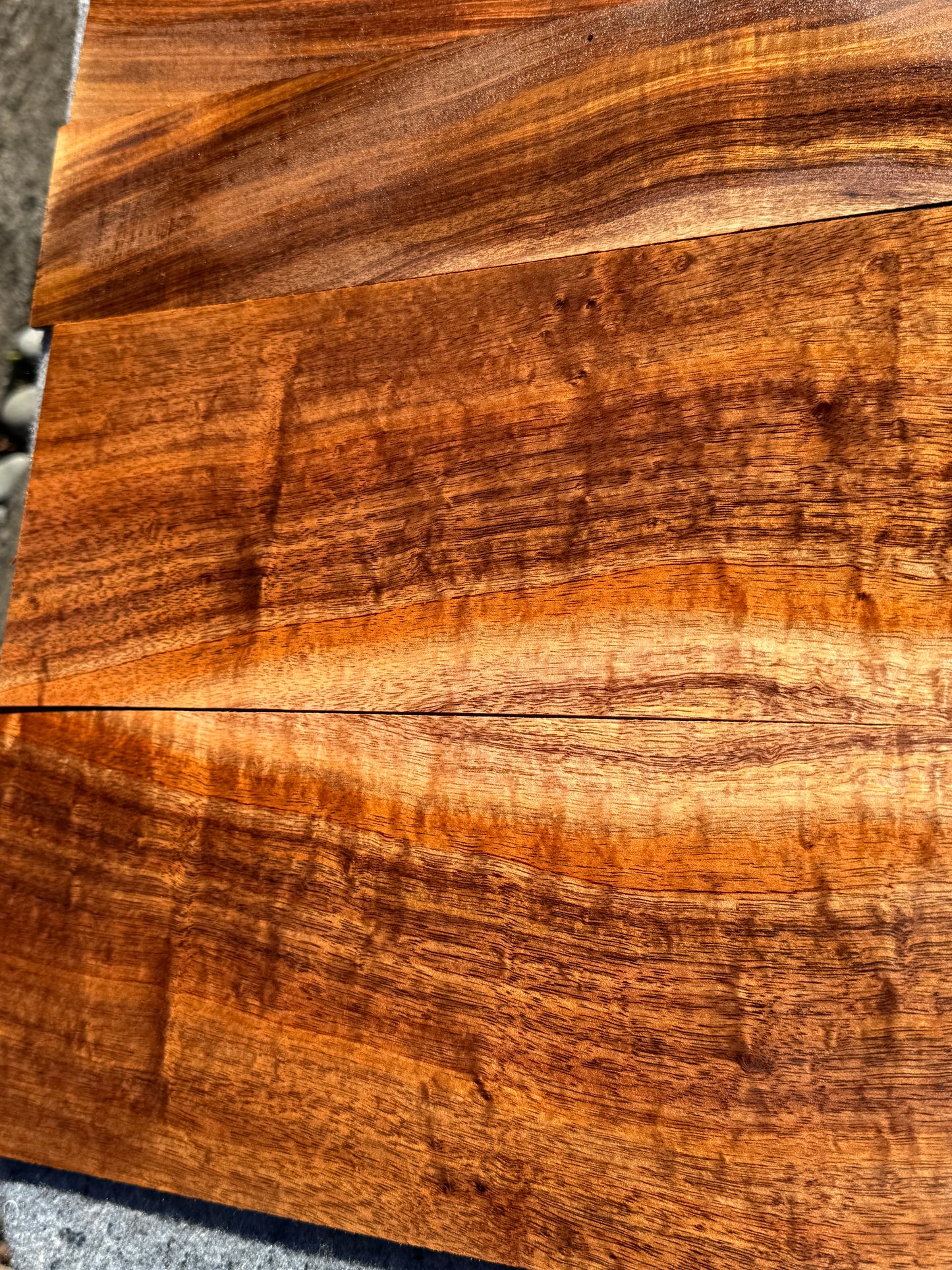 “The Charmaine” Premium Curly Koa 6 piece Concert Ukulele