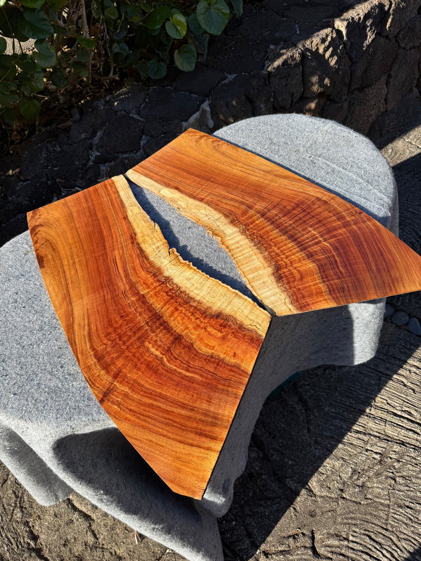 Premium Curly Koa 2 piece Guitar Tops