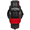 Fissure 8 Auto Men's Koa and Abalone Watch in Black