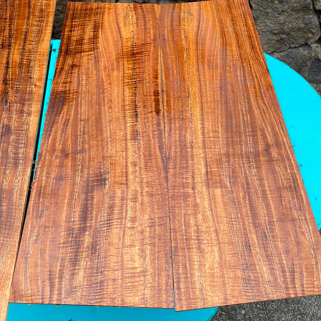 4A Curly Koa Jumbo Guitar 4 piece set