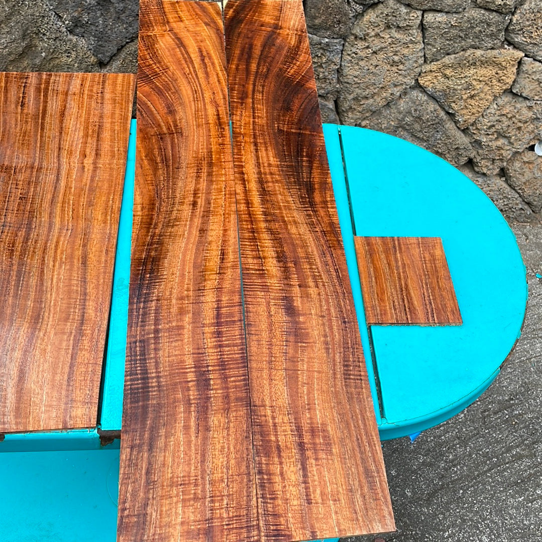 4A Premium Koa Jumbo Guitar 4 piece set