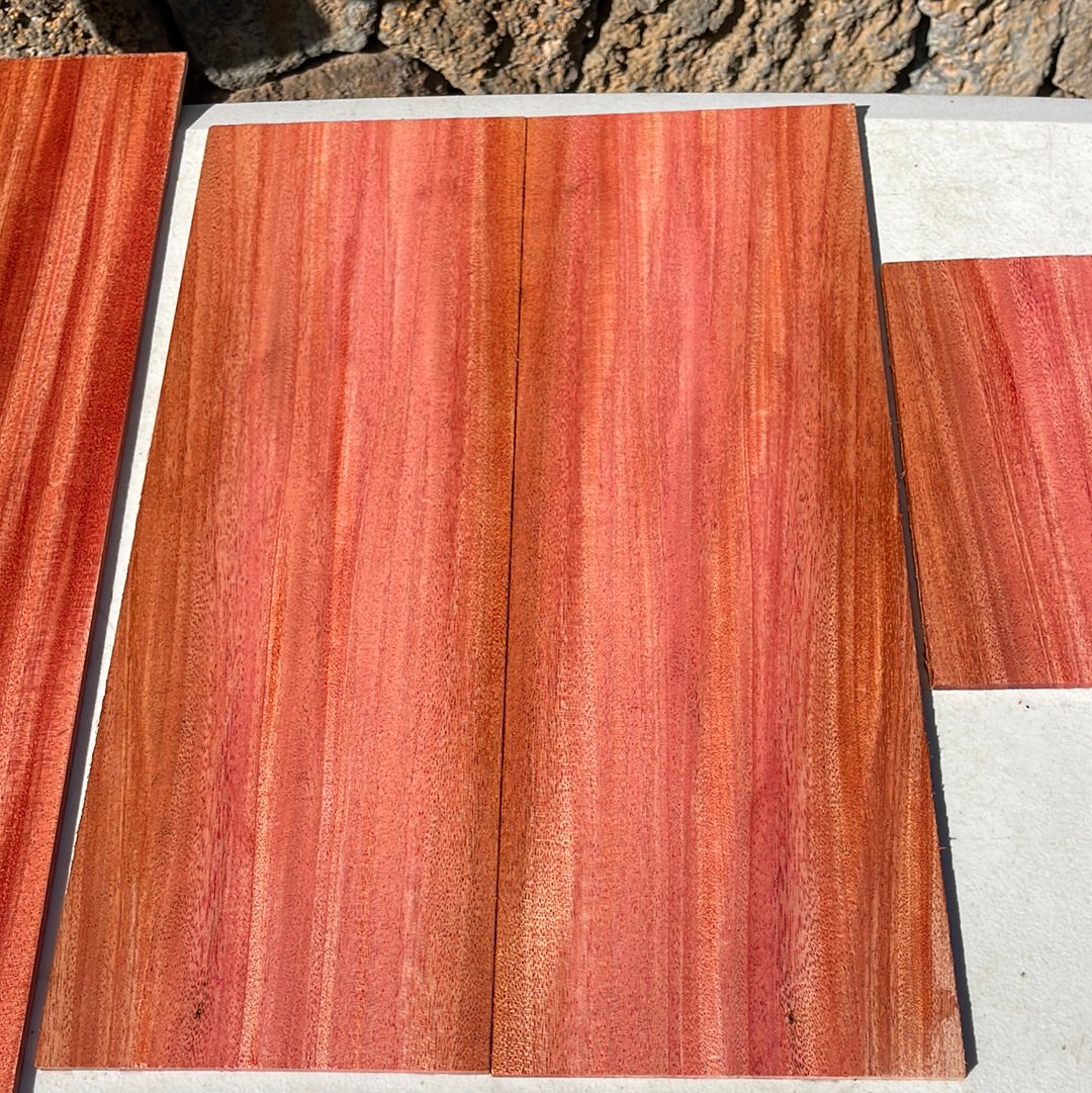 African Mahogany 4pc Tenor Ukulele set
