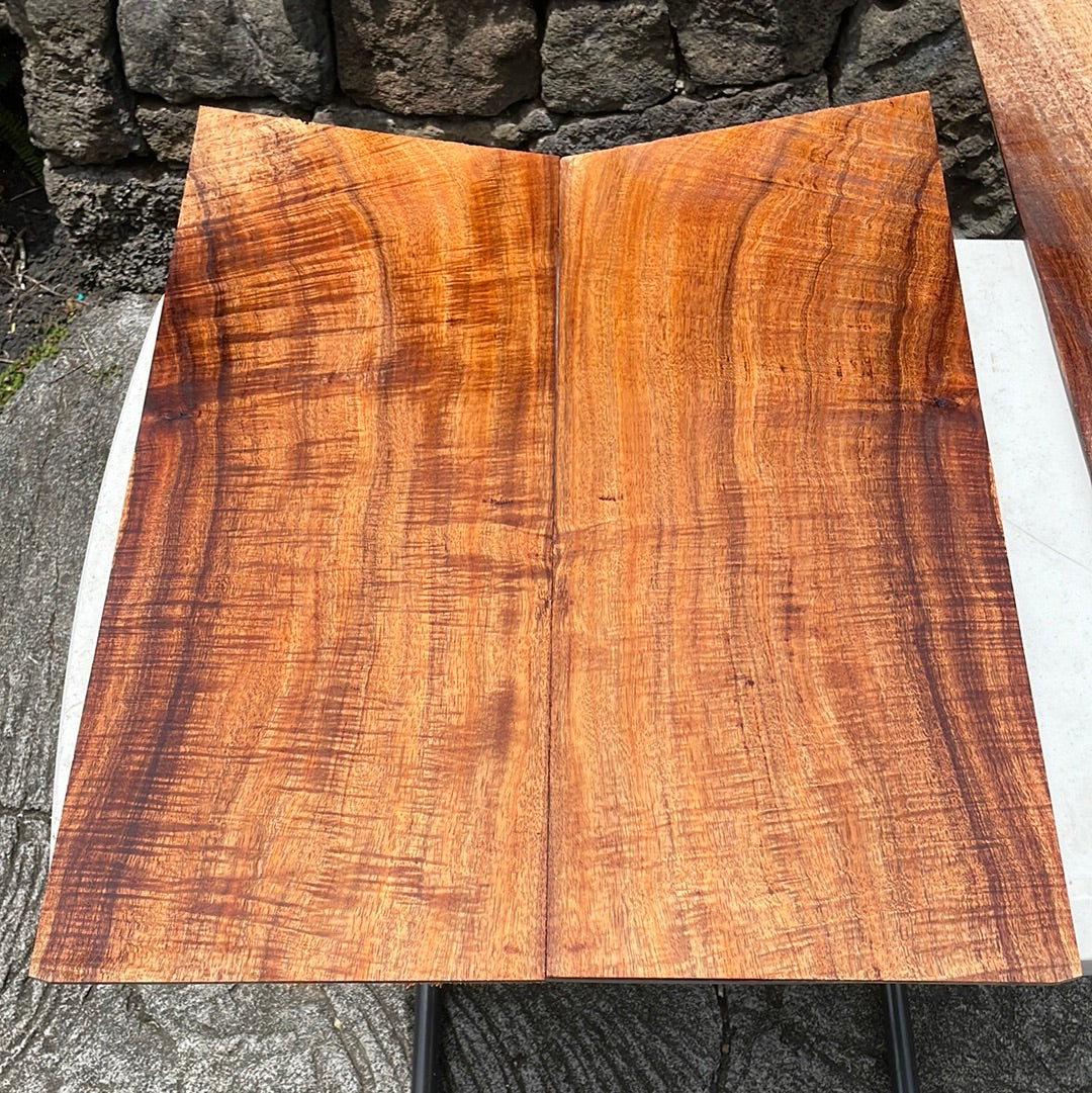 4A Curly Koa Jumbo Guitar 4 pc