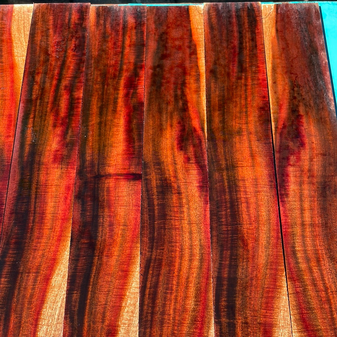 Figured Milo Ukulele Fret board blank
