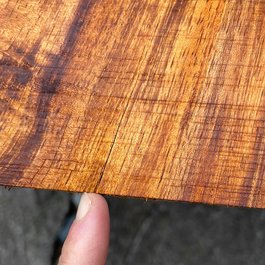 3A Curly Koa Jumbo Guitar 4 piece set