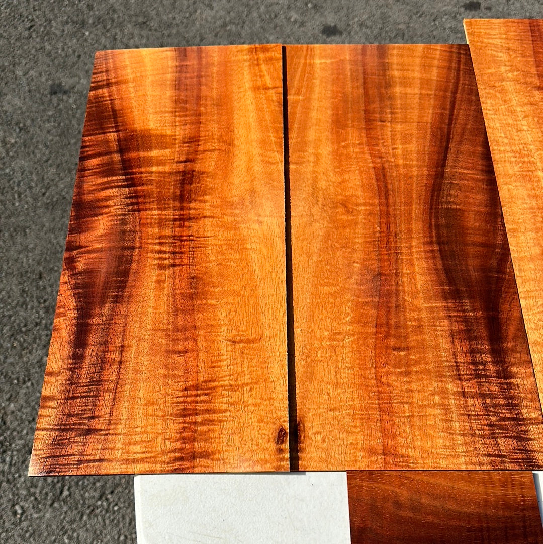 4A Curly Koa Tenor ukulele 6 piece set