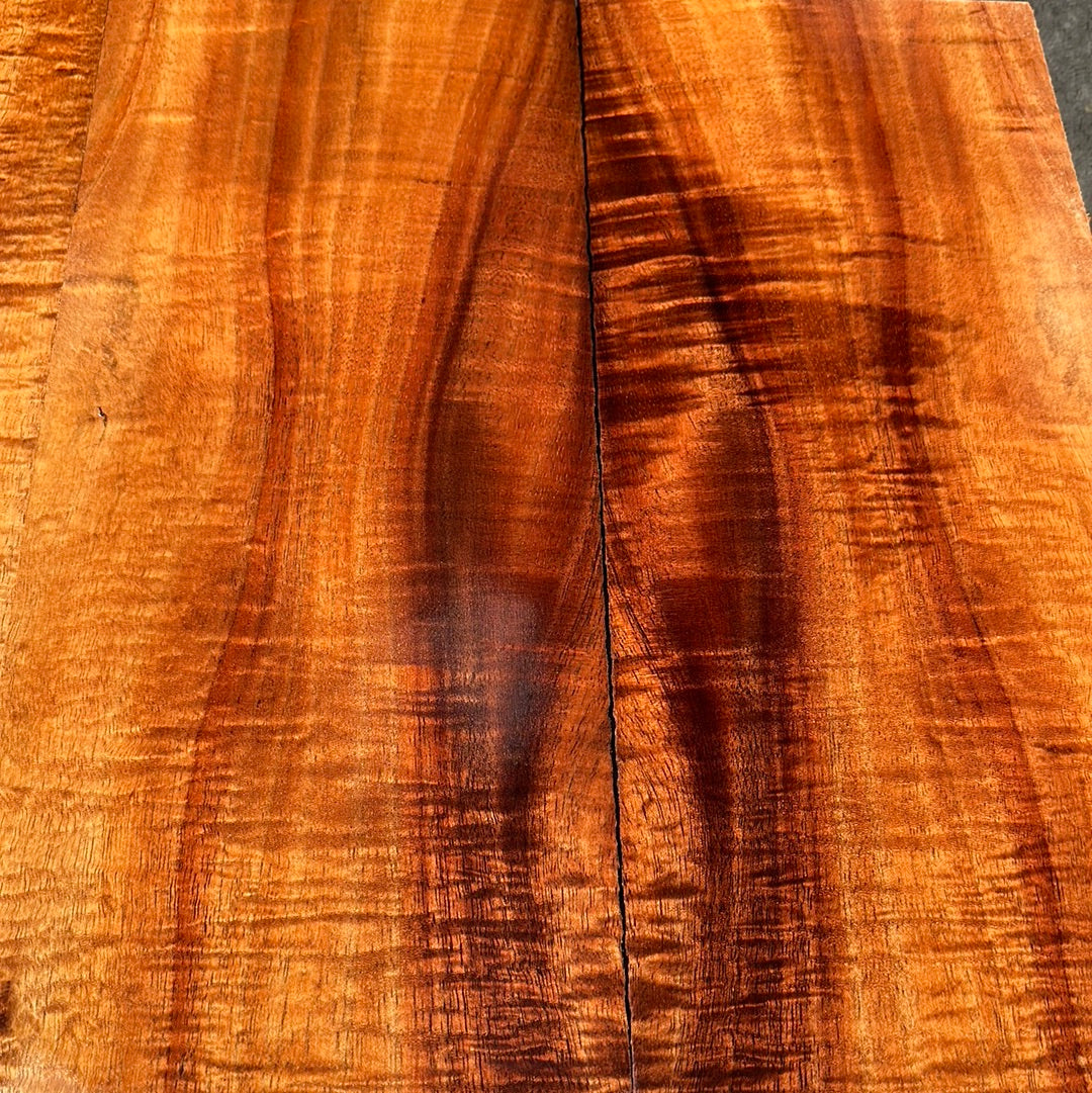 4A Curly Koa Tenor ukulele 6 piece set