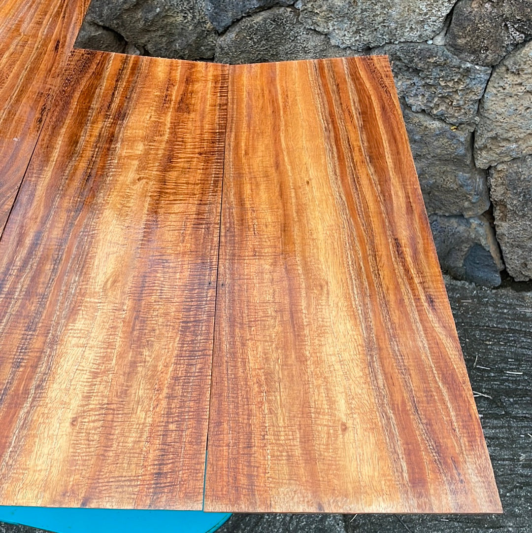 4A Curly Koa Jumbo Guitar 6 piece set