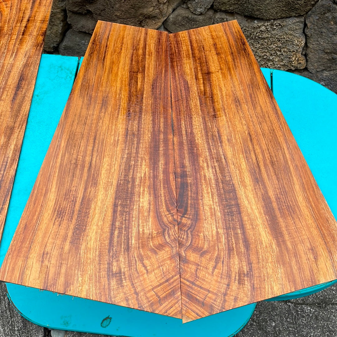 3A Curly Koa Jumbo Guitar 4 piece set