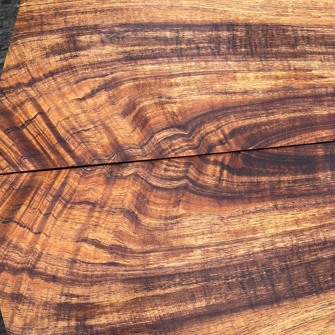 3A Curly Koa Jumbo Guitar 4 piece set