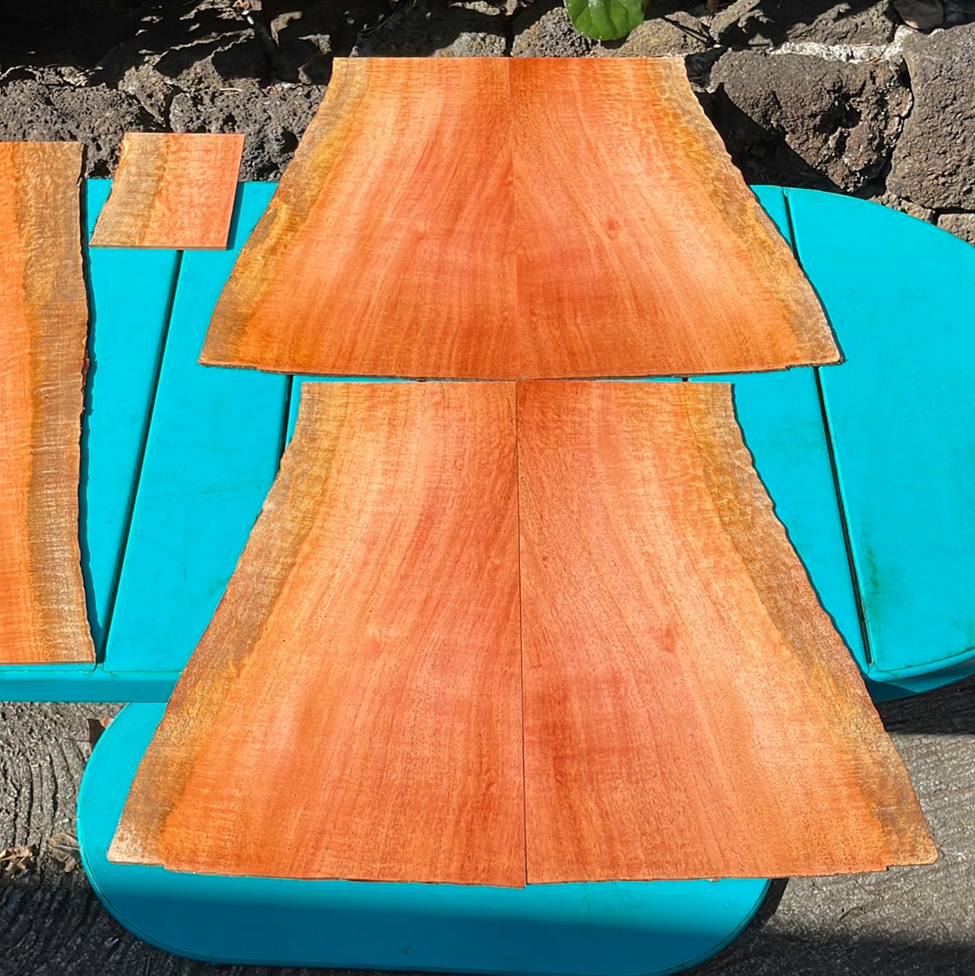 Curly Cuban Mahogany Tenor 6 pc Ukulele Set