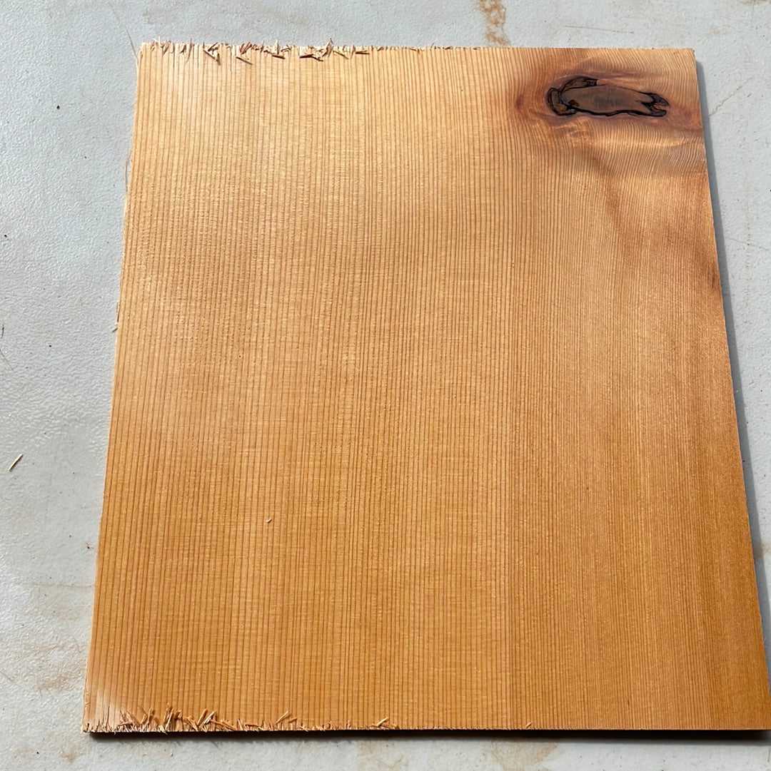 Reclaimed Western Red Cedar Single piece Tenor Ukulele top