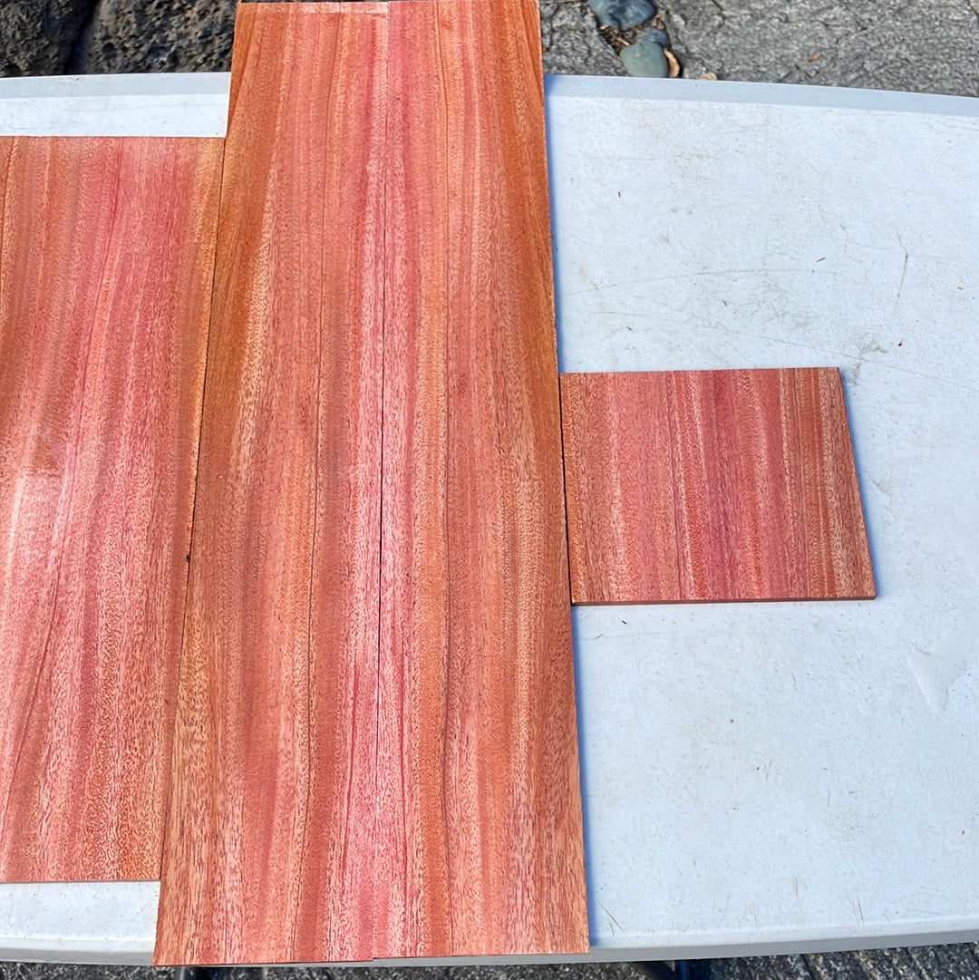 African Mahogany 4pc Tenor Ukulele set