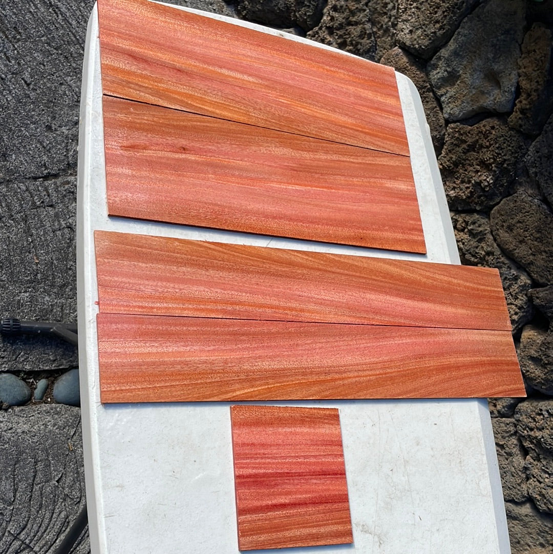 African Mahogany 4pc Tenor Ukulele set