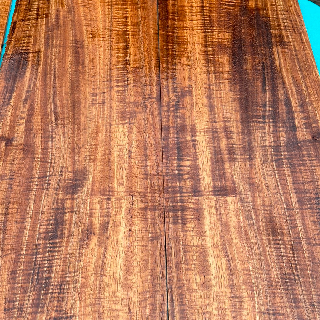 4A Curly Koa Jumbo Guitar 4 piece set