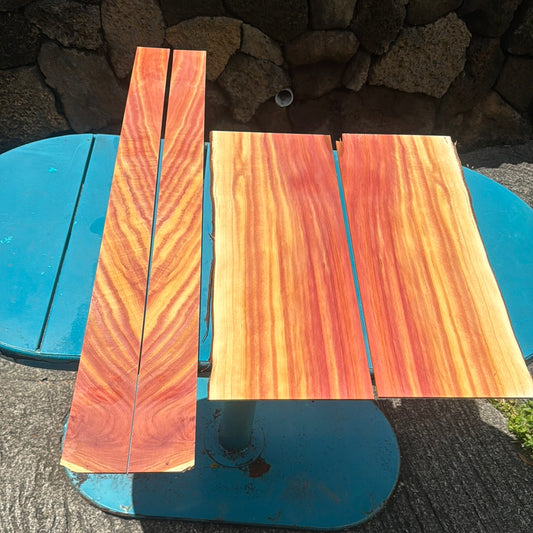 “Aurora” Bermuda Cedar Soprano single piece top and back 6pc set