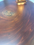Round African Mahogany Coffee Table