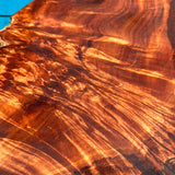 Premium Curly Koa Live Edge Slab 35 3/4”x2.5-11”x2”