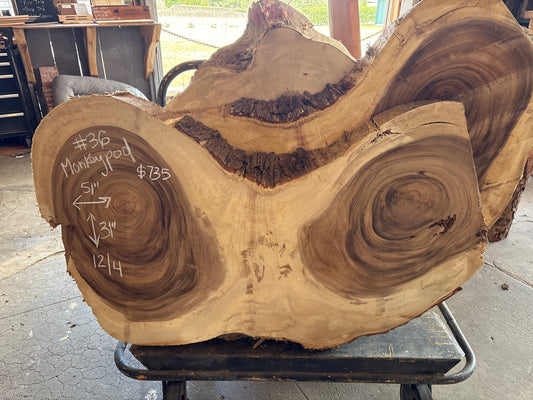 Monkeypod Slab #36