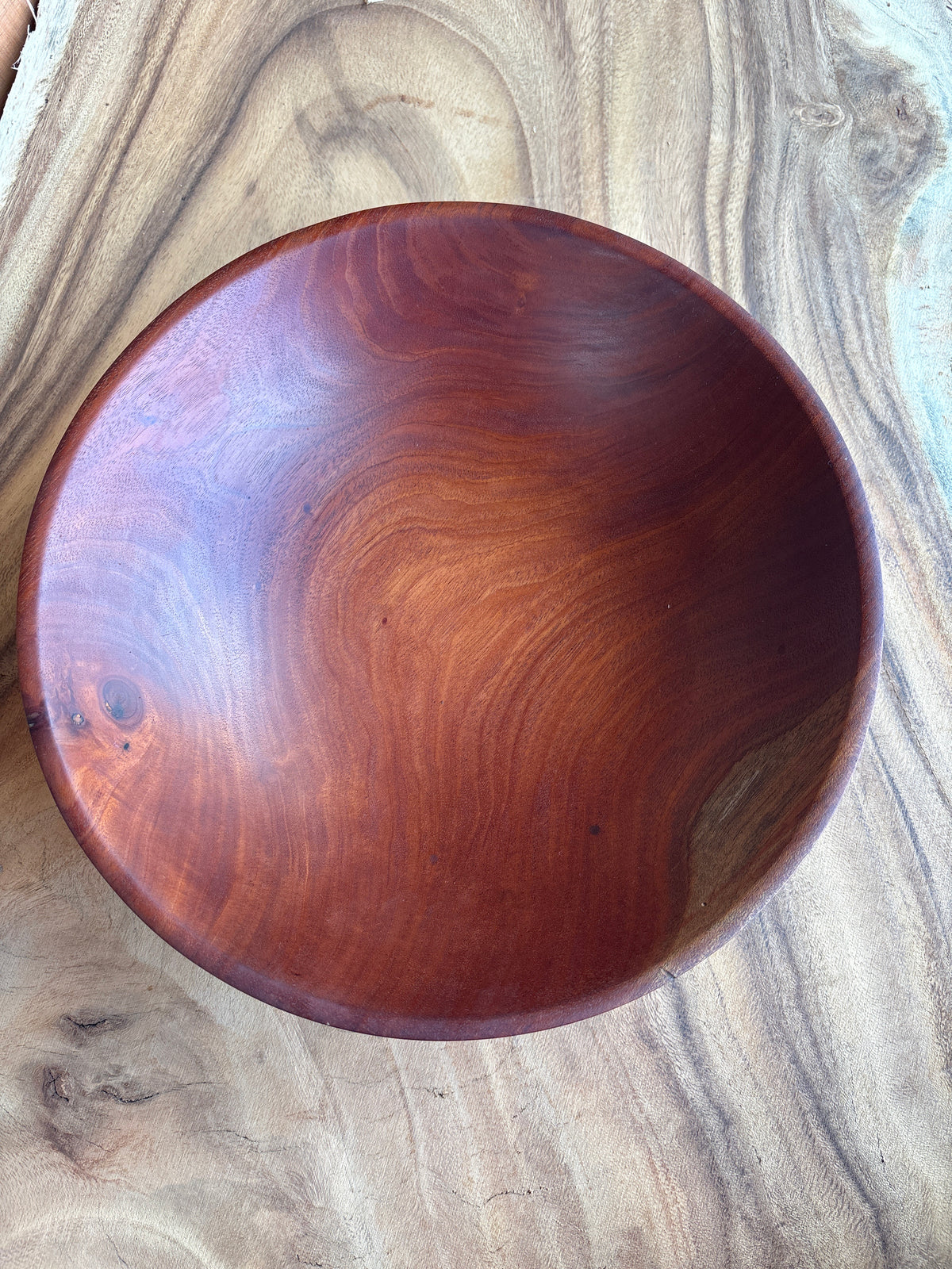 Cuban Mahogany Bowl 10.75" X 3" (#8)