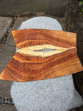 Live Edge Curly Koa 2 piece Parlor Guitar Top