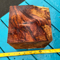 Curly Koa bowl blank 6”x5 3/4”x5 1/4”