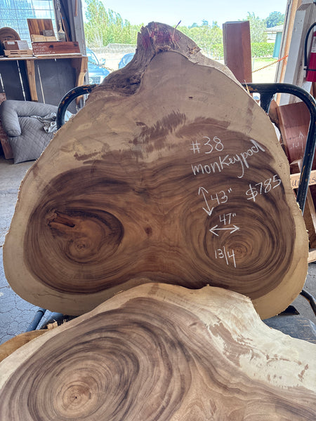 Monkeypod Slab #38