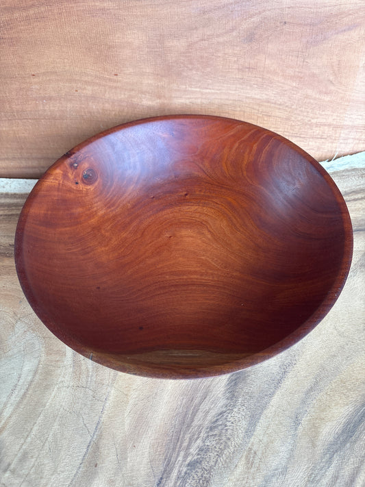 Cuban Mahogany Bowl 10.75" X 3" (#8)