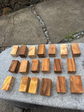 Reclaimed Monkey Pod Bottle Toppers/Salt and Pepper Shaker Blanks