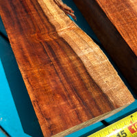 Live Edge Curly Koa 2 pieces 13.5”x3-5”x2”