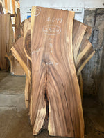 Monkeypod Slab #6 - half of bookmatched pair (71” L x 24” W x 2.5” thick)