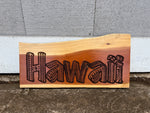 “HAWAII” on Bermuda Cedar Wall Art (A)