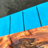 Curly Koa board 17.5”x6”x2”