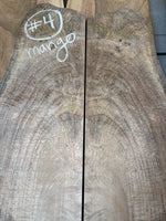 Premium Curl Spalted Mango Bookmatched Pair #4